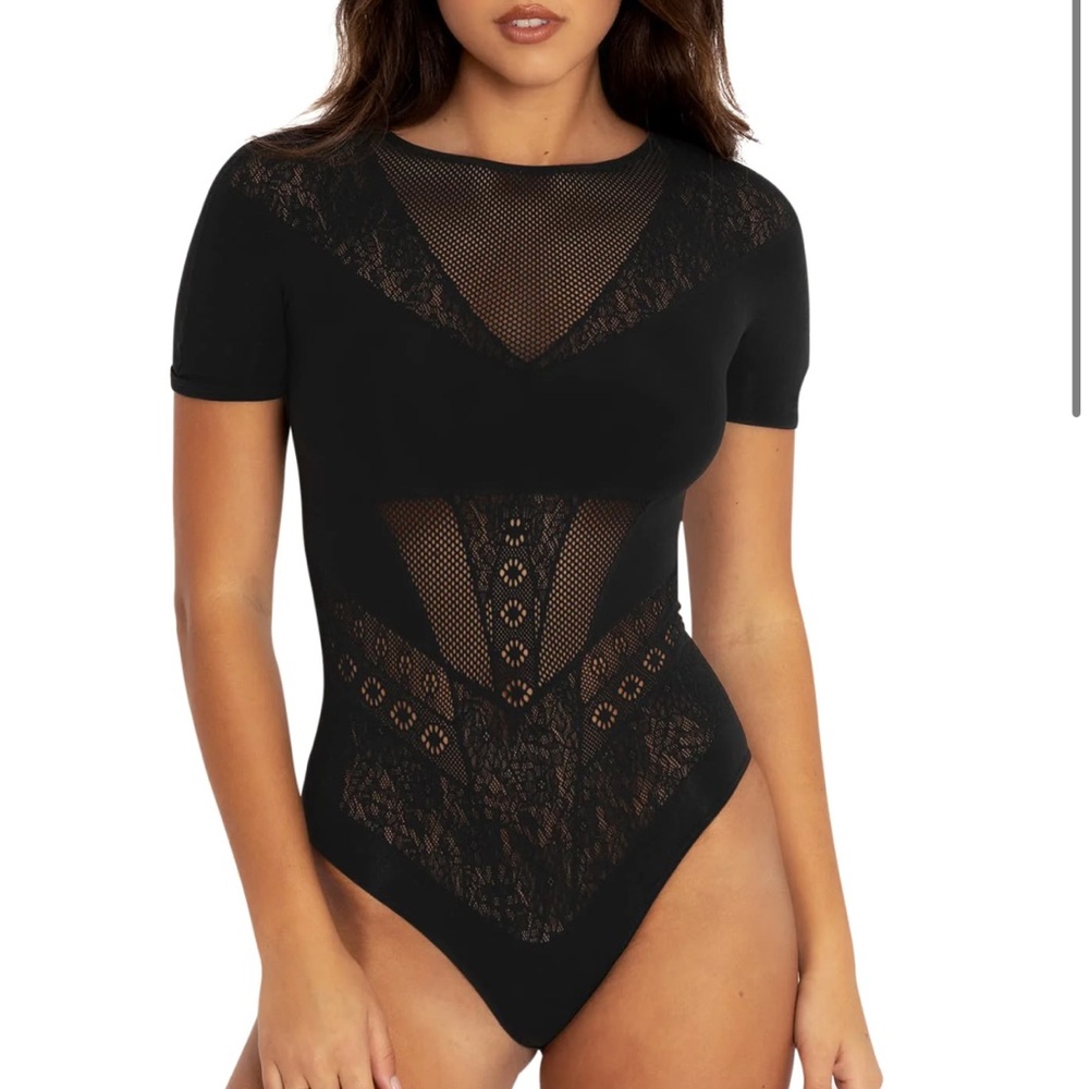 ISO: Blackmilk Lacy Daisy Short Sleeve Bodysuit